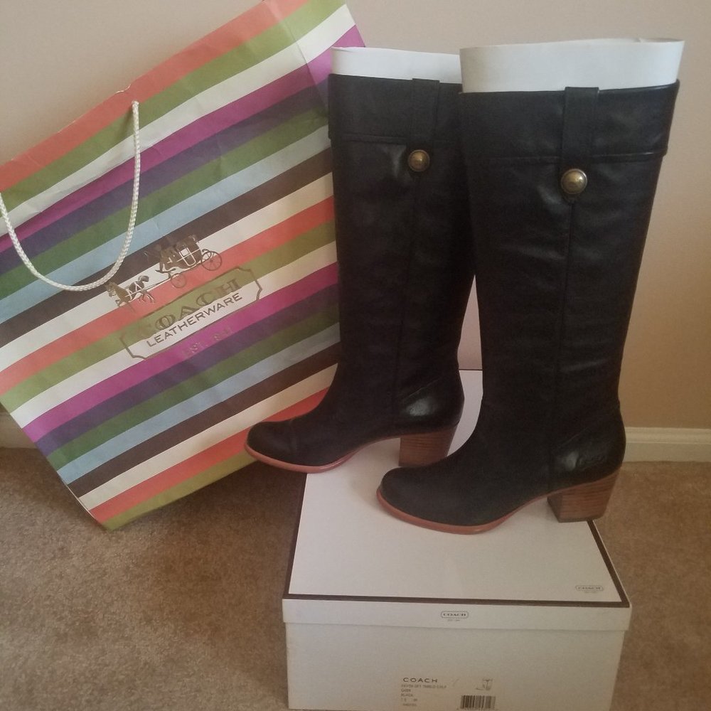 Coach Fayth Soft Tumbled Calf Leather